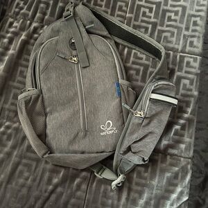 Waterfly Gray Sling Bag for Men